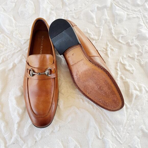 Donald J. Pliner Ted Bit Leather Slip-On Loafers main image 6